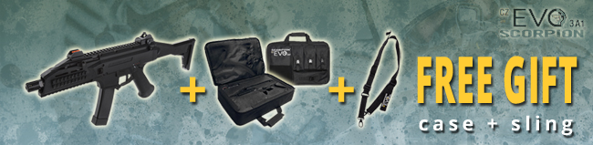 Gift package for CZ Scorpion EVO 3 A1 - sling and case for free | AirsoftGuns
