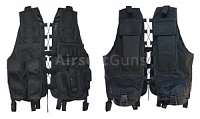 Tactical vest, mod. 2009, P, black, AirsoftGuns