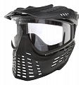 Protective mask, with lens, medium, black, Well